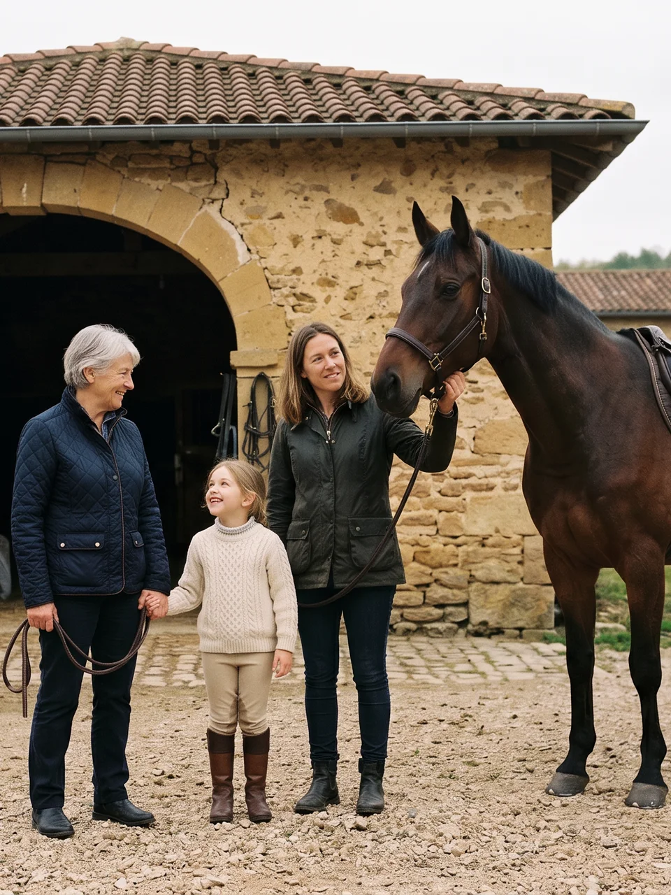 L'équipe, Écuries de la Louve, centre équestre à Belley